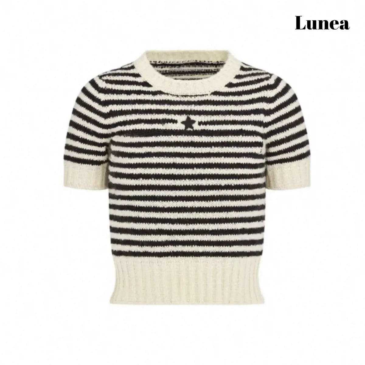 ボーダーニットトップス